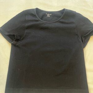 Urban Outfitters Black Fitted Short Sleeve Tee